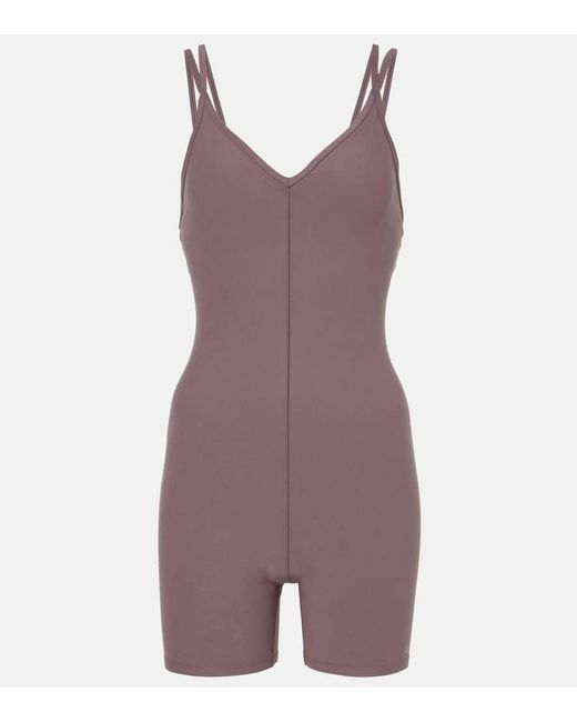Alo Yoga Purple Alosoft Suns Out Romper