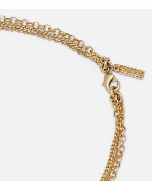 ALÉMAIS Metallic Le Jardin Chain Necklace