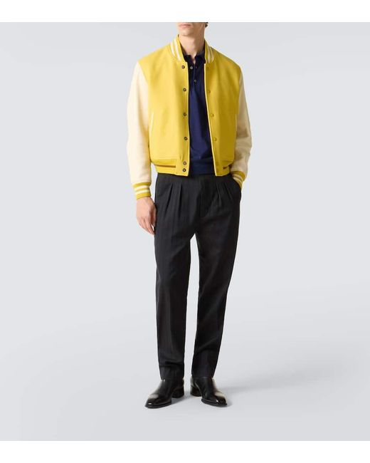 Tom Ford Blue Cotton Polo Sweater for men