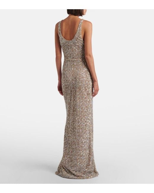 The Sei Natural Embellished Gown