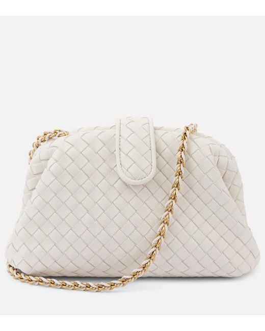 Clutch Lauren 1980 De Piel Intrecciato Bottega Veneta de color Natural