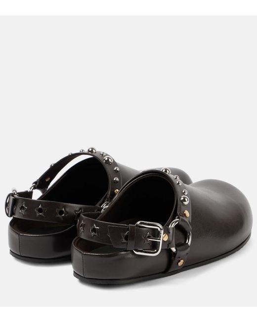 Stella McCartney Black Clogs Elyse Mit Nieten