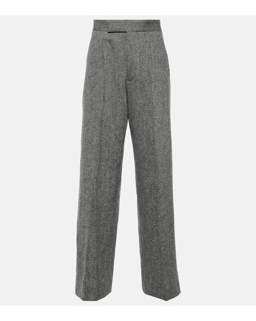 Pantaloni regular in lana di Vivienne Westwood in Gray