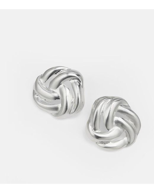 YSSO White Bal Earrings