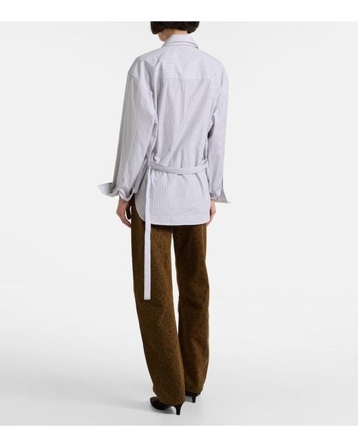Citizens of Humanity Brown Miro Leopard-Print Barrel-Leg Jeans