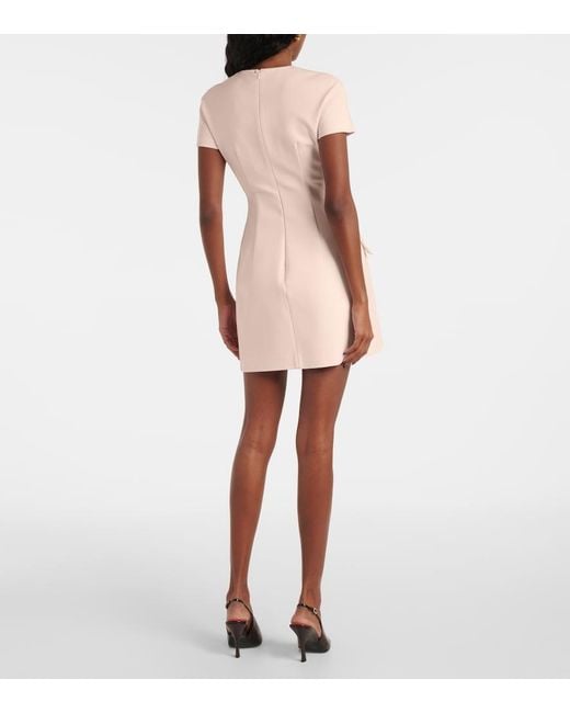 Sportmax Pink Crepe Jersey Minidress