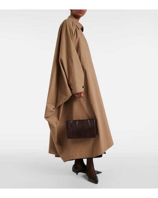 The Row Black Nuance Leather Shoulder Bag