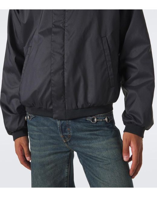 Gucci Black Padded Technical Blouson Jacket for men