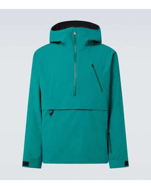 Aztech Mountain Green Hayden 3L Half-Zip Hoodie for men