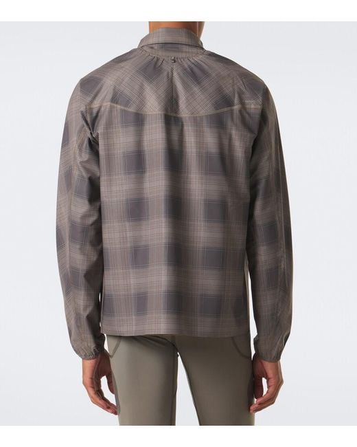 Satisfy Gray Plaid Flannel Jacket for men