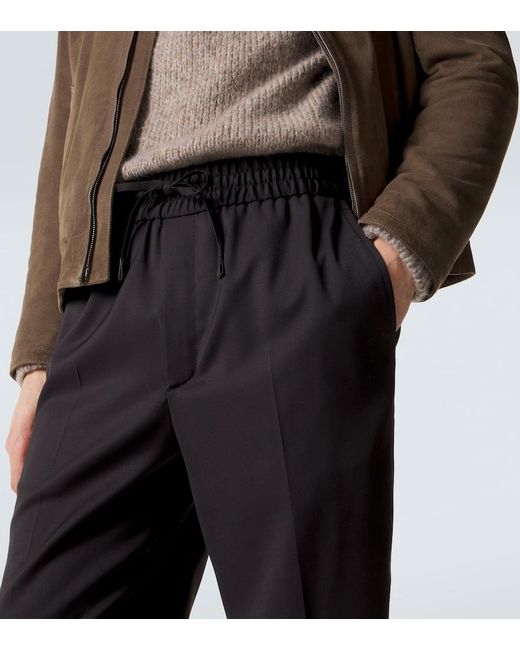 Brioni Blue Asolo Wool Pants for men