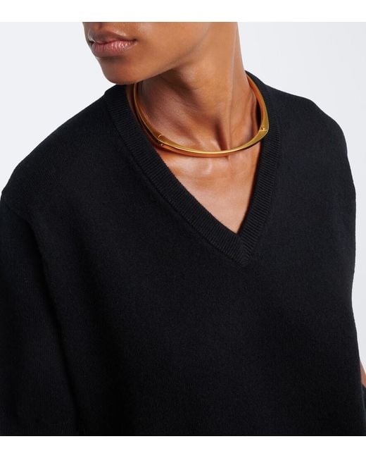 Extreme Cashmere Black N°490 Martina Cashmere-Blend Sweater