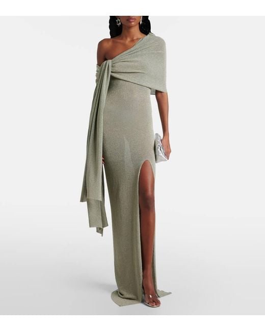 Robe Longue AYA MUSE en coloris Green