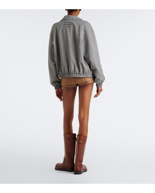 Acne Brown Cotton Skort