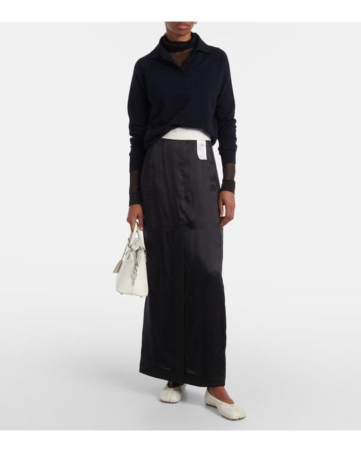 Maison Margiela Gray Turtleneck Bodysuit