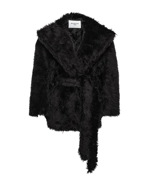 balenciaga jacket fur