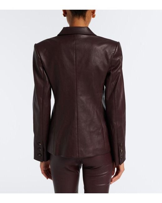 Stouls Brown Helly Leather Blazer