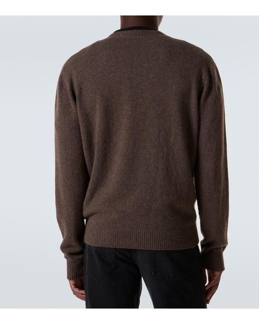 The Row Brown Varly Cashmere Sweater for men