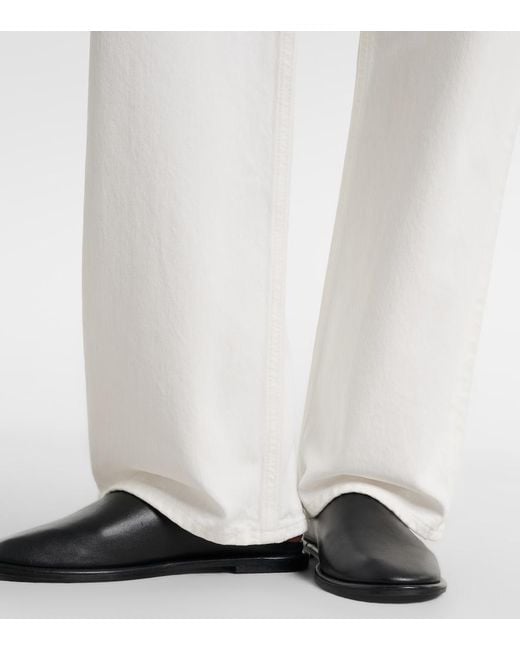 Citizens of Humanity White Lindz Straight Jeans