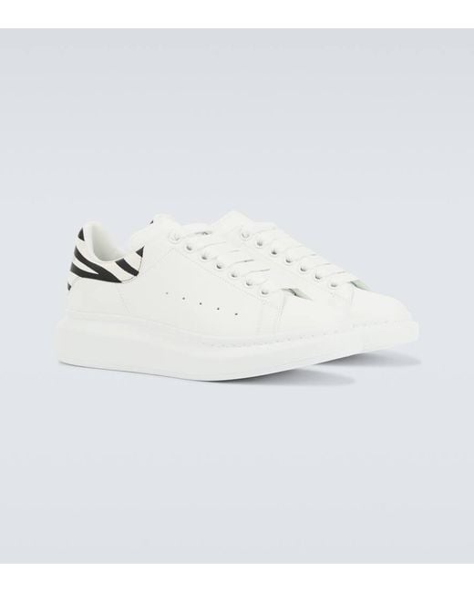 Alexander McQueen Oversize-Sneakers Aus Leder in White für Herren