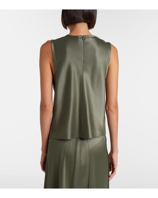 Vince Green Satin Top