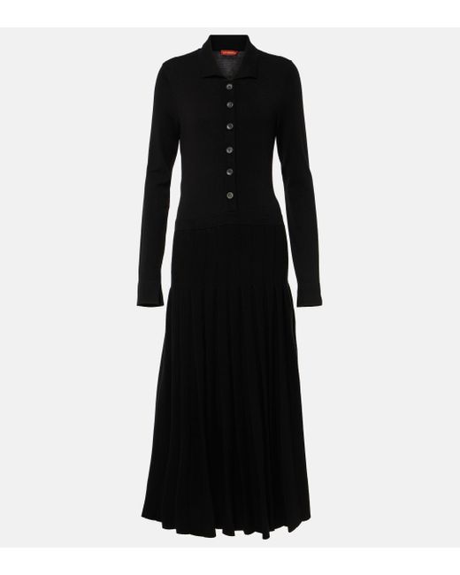 Altuzarra Black Delorme Midi Dress