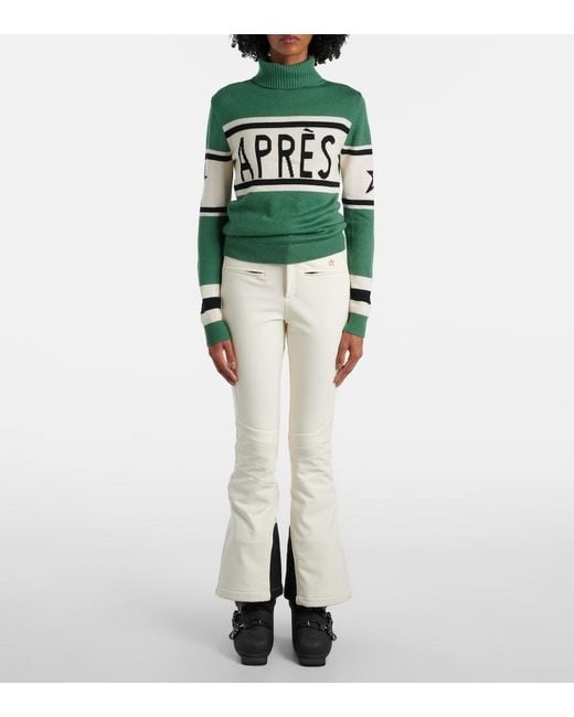 Perfect Moment Green Turtlenecks
