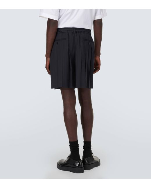 Sacai Blue Suiting Shorts for men