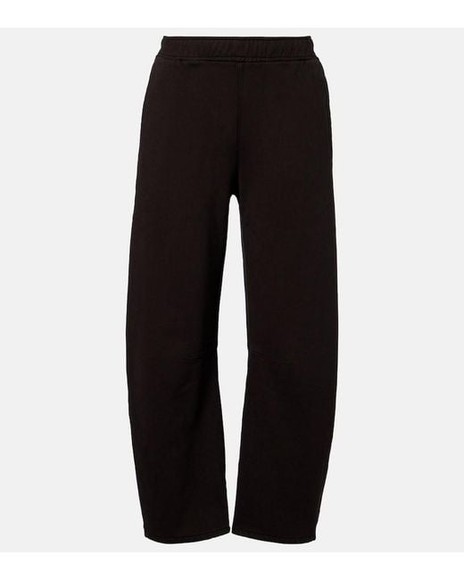 Citizens of Humanity Black Miro Cotton Fleece Sweatpants