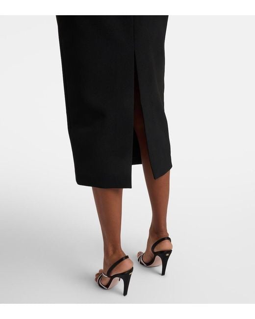 Rebecca Vallance Black Nyx Cutout Embellished Cocktail Dress