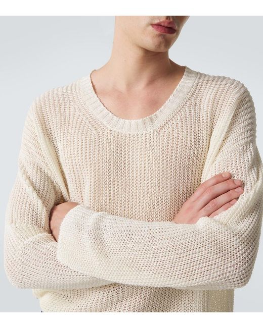 Pull En Lin STÒFFA pour homme en coloris White
