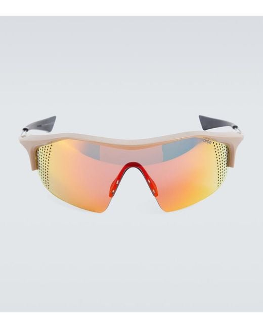 Dior Pink Diorxplorer M1U Shield Sunglasses for men