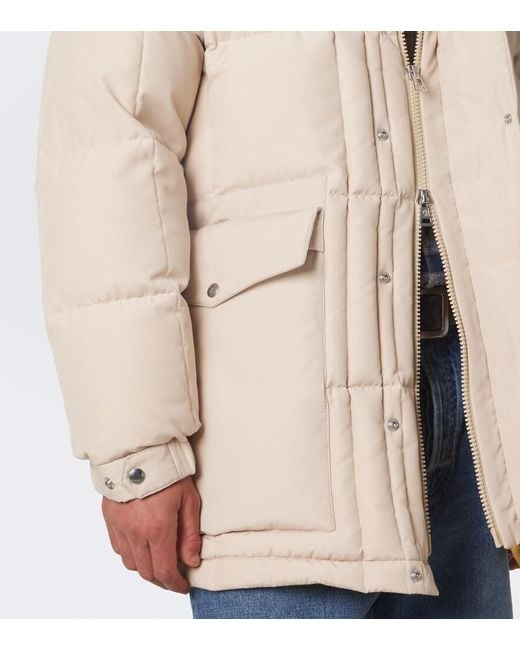 Moncler Natural Silmara Hooded Down Jacket for men