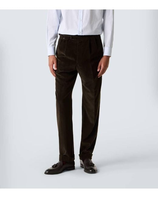 Dunhill Gerade Hose Aus Cord in Black für Herren