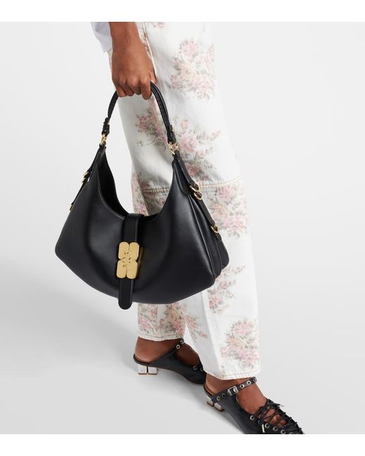 Ganni Black Kat Medium Shoulder Bag