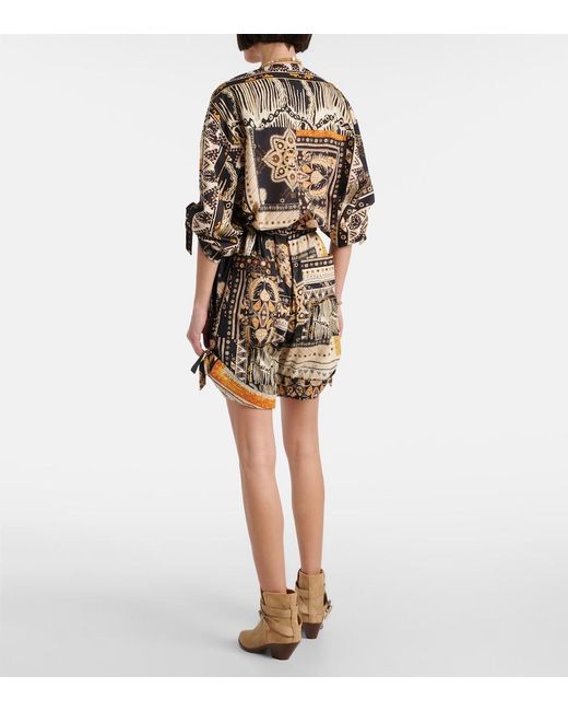 Isabel Marant Multicolor Niely Printed Cotton Romper