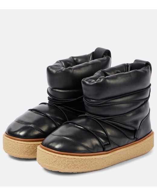 Isabel Marant Black Heta Rain Boots