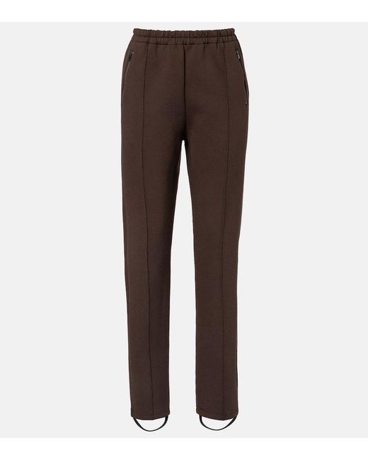 Maison Margiela Brown Cotton-Blend Sweatpants