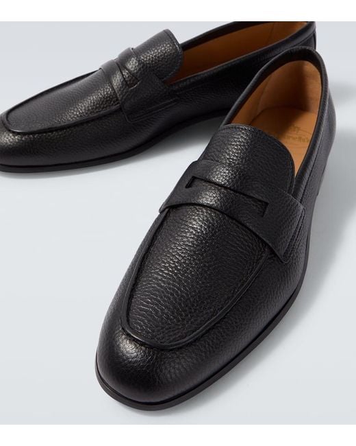 Church's Black Milton Leather Penny Loafers for men