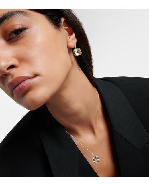Mateo White 14Kt Necklace With Topaz And Diamonds