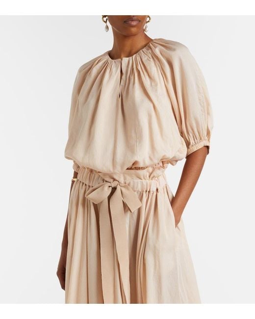 Patou Natural Striped Top