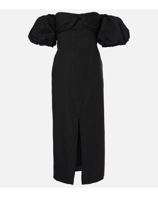 Vestido Midi Darlena Sin Hombros Isabel Marant de color Black