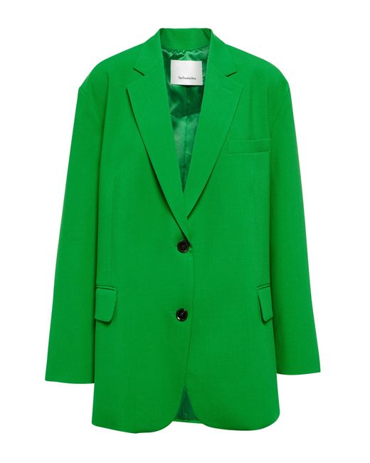 Frankie Shop Exclusive To Mytheresa – Bea Oversized Blazer in Green | Lyst