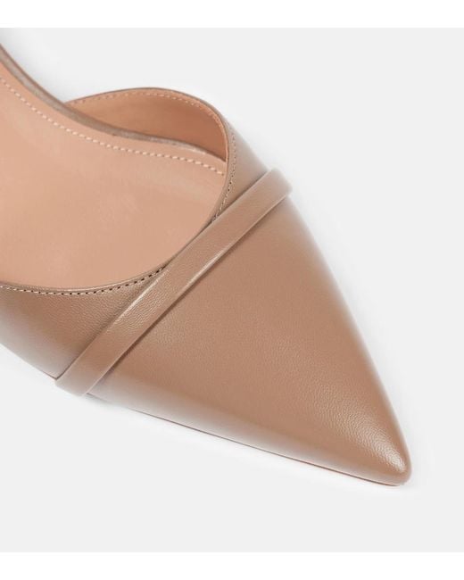 Malone Souliers Brown Ulla Leather Flats