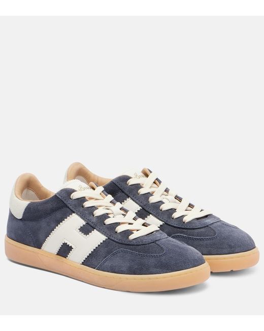 Hogan Blue Cool Suede Sneakers
