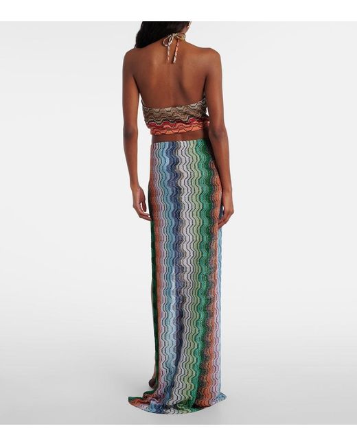 Missoni Blue Wave Lame Beach Cover-Up