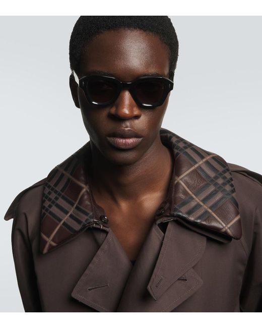 Jacques Marie Mage Brown Eichler Square Sunglasses for men