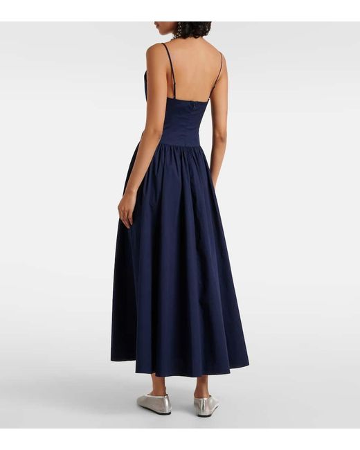 Abito Midi Dena di Staud in Blue