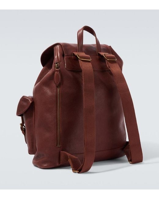 Polo Ralph Lauren Rucksack Heritage Aus Leder in Brown für Herren