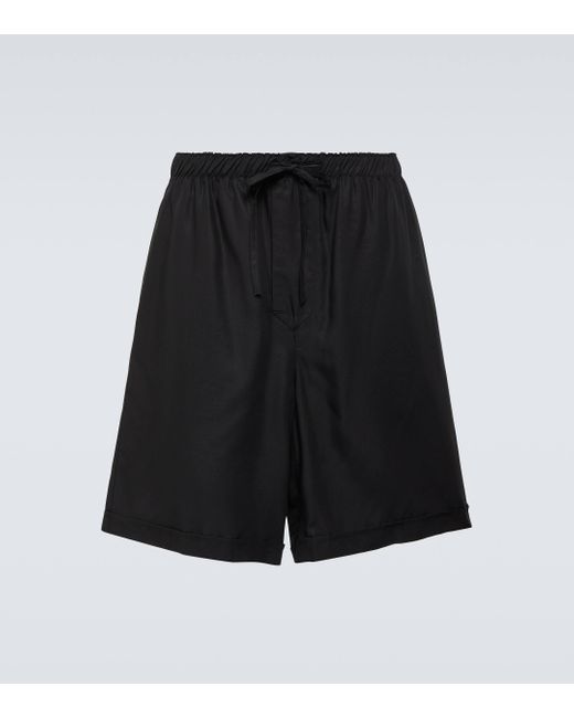 CDLP Black Pajama Shorts for men